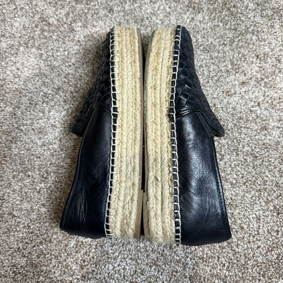 Sam Edelman Black Woven Leather Loafers - Picture 6 of 12